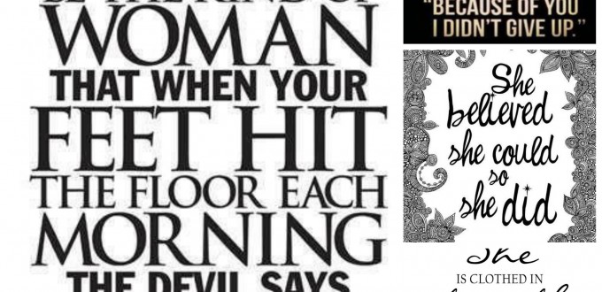 women empowerment collage