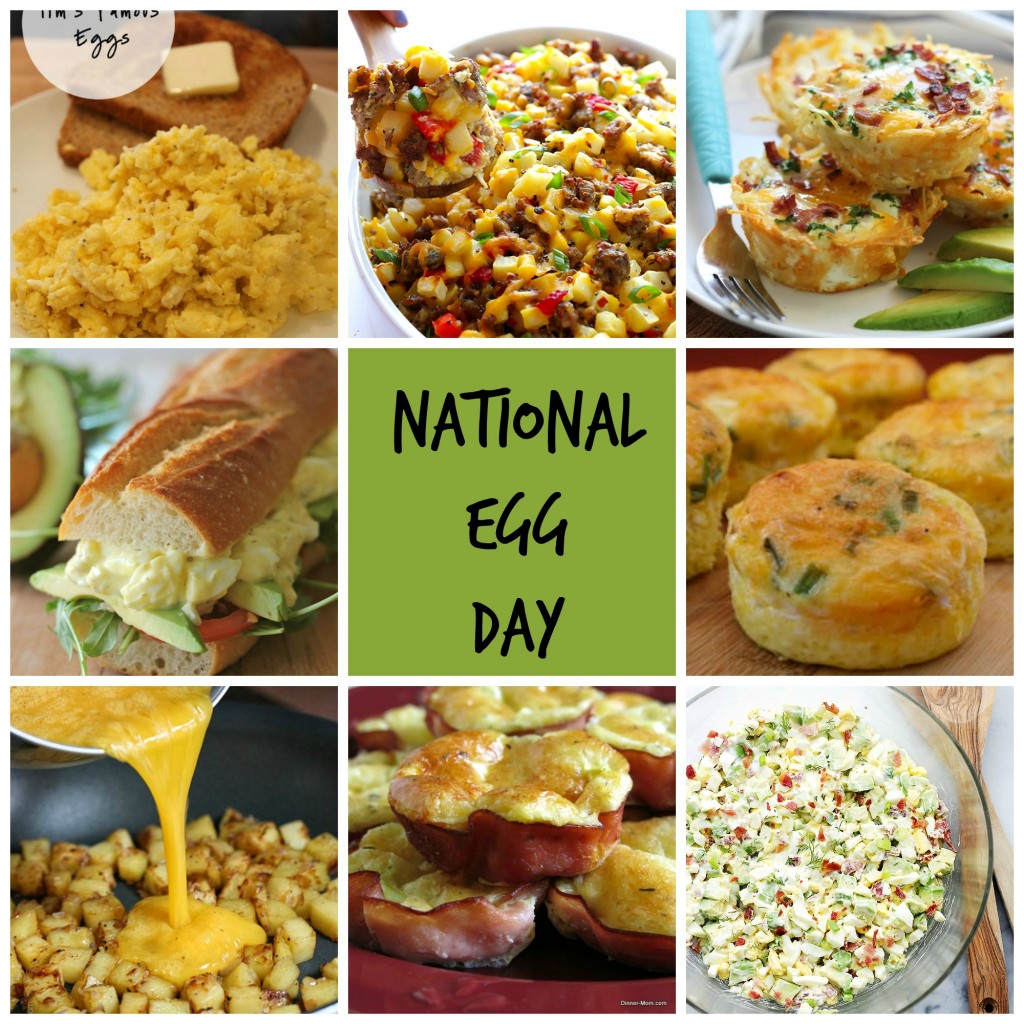 Naitonal Egg Day Collage