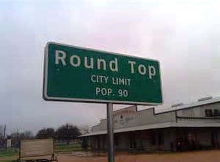 round top sign