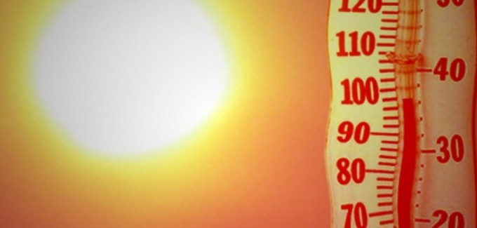 sun and melting thermometer texas heat